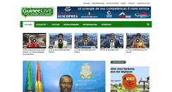 Desktop Screenshot of guineelive.com